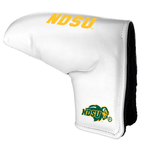 North Dakota State Bison White Tour Blade Golf Putter Cover
