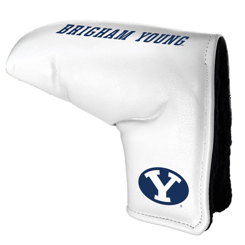 BYU Cougars White Tour Blade Golf Putter Cover