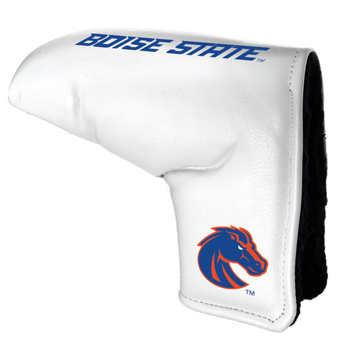Boise State Broncos White Tour Blade Golf Putter Cover