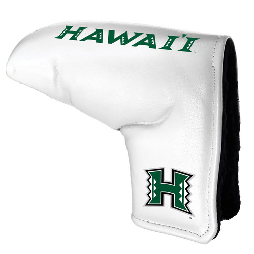 Hawaii Warriors White Tour Blade Golf Putter Cover