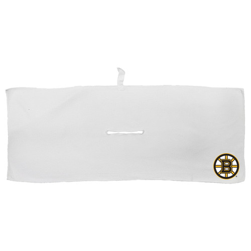 Boston Bruins 16" x 40" White Microfiber Golf Towel