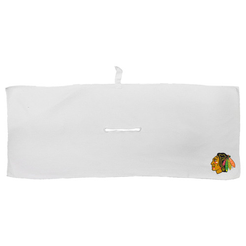 Chicago Blackhawks 16" x 40" White Microfiber Golf Towel