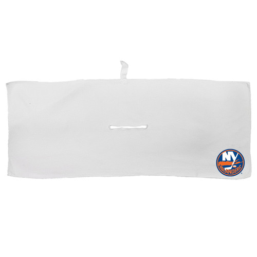 New York Islanders 16" x 40" White Microfiber Golf Towel