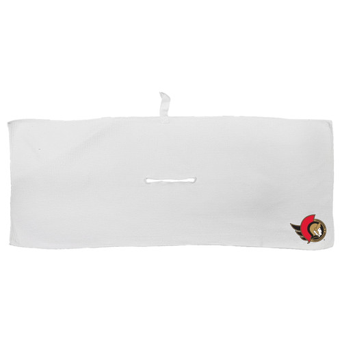 Ottawa Senators 16" x 40" White Microfiber Golf Towel