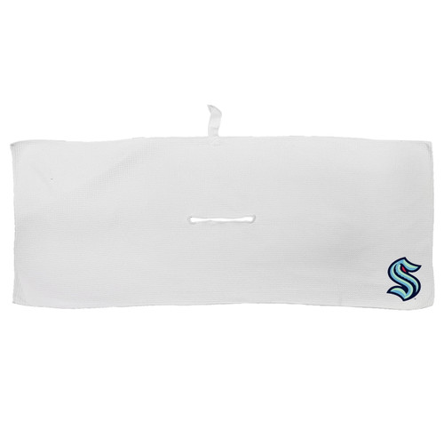 Seattle Kraken 16" x 40" White Microfiber Golf Towel