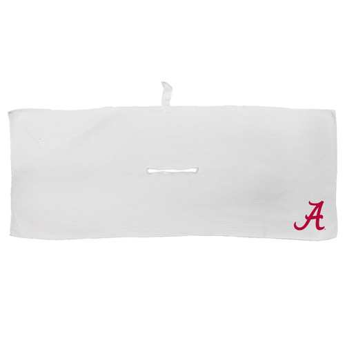 Alabama Crimson Tide 16" x 40" White Microfiber Golf Towel