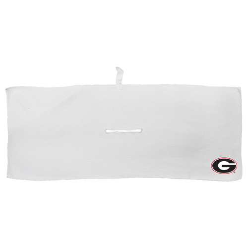 Georgia Bulldogs 16" x 40" White Microfiber Golf Towel