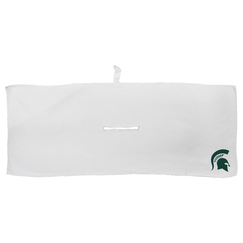 Michigan State Spartans 16" x 40" White Microfiber Golf Towel
