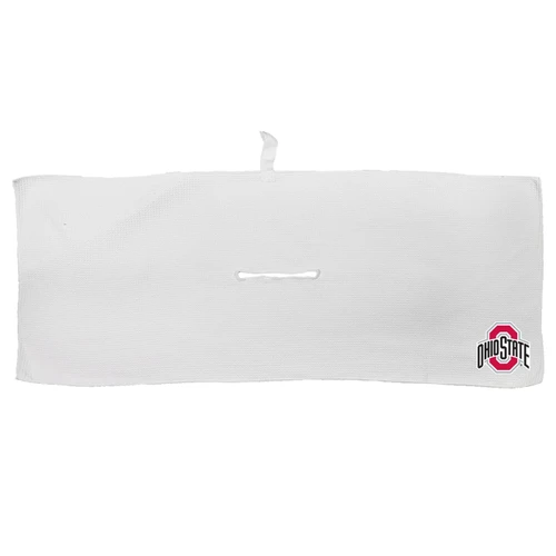 Ohio State Buckeyes 16" x 40" White Microfiber Golf Towel