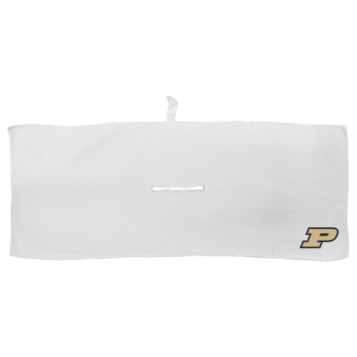 Purdue Boilermakers 16" x 40" White Microfiber Golf Towel