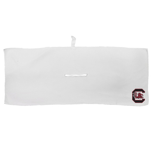 South Carolina Gamecocks 16" x 40" White Microfiber Golf Towel