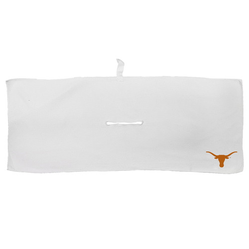 Texas Longhorns 16" x 40" White Microfiber Golf Towel