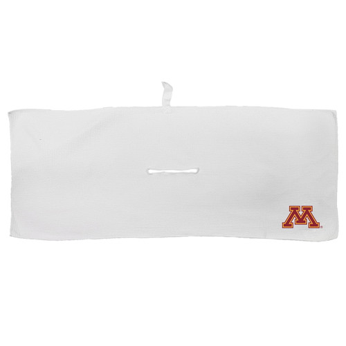 Minnesota Golden Gophers 16" x 40" White Microfiber Golf Towel