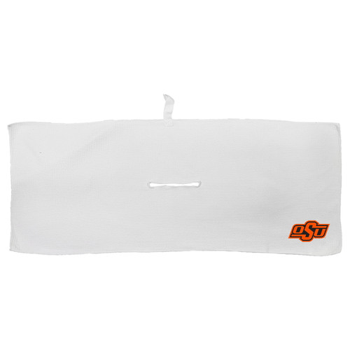 Oklahoma State Cowboys 16" x 40" White Microfiber Golf Towel