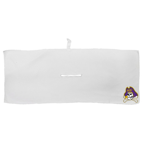 East Carolina Pirates 16" x 40" White Microfiber Golf Towel