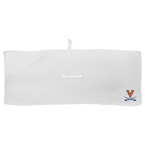 Virginia Cavaliers 16" x 40" White Microfiber Golf Towel