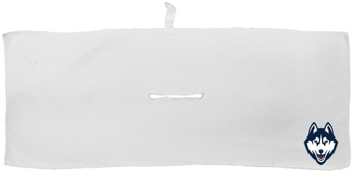 Connecticut Huskies 16" x 40" White Microfiber Golf Towel