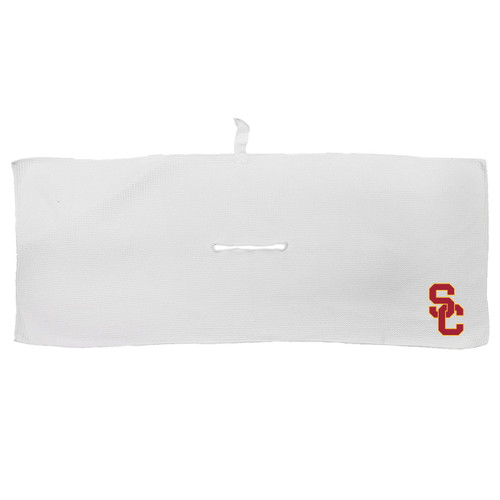 USC Trojans 16" x 40" White Microfiber Golf Towel