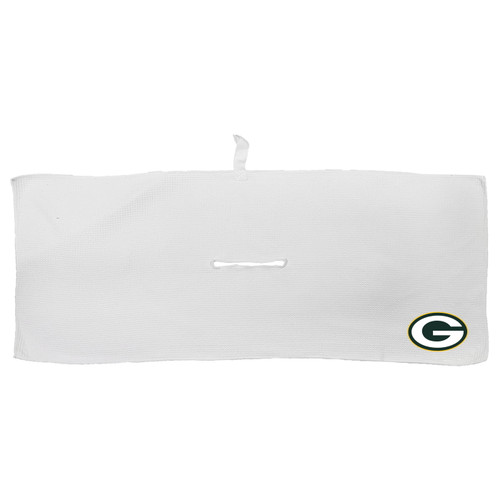 Green Bay Packers 16" x 40" White Microfiber Golf Towel