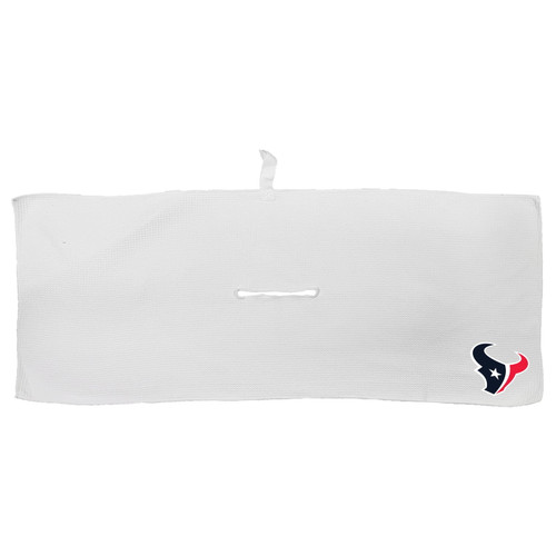 Houston Texans 16" x 40" White Microfiber Golf Towel