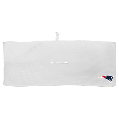 New England Patriots 16" x 40" White Microfiber Golf Towel