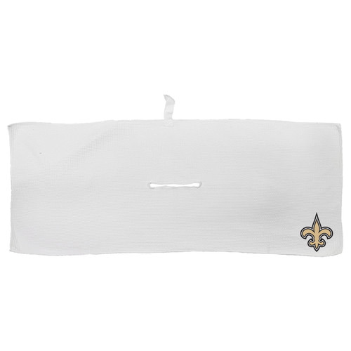 New Orleans Saints 16" x 40" White Microfiber Golf Towel