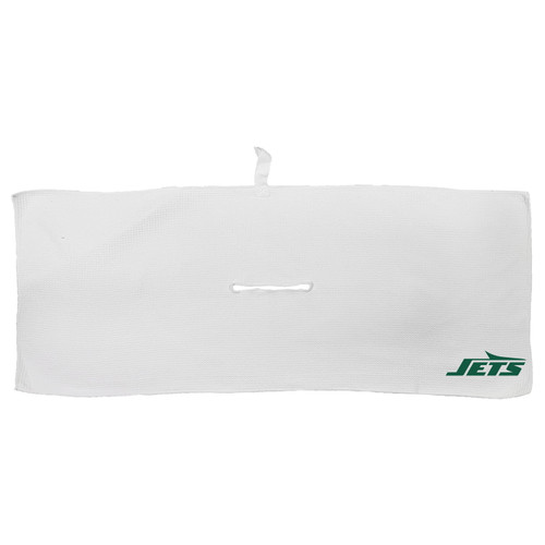 New York Jets 16" x 40" White Microfiber Golf Towel