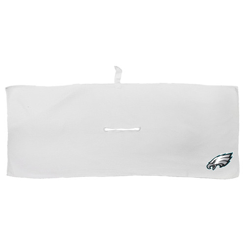 Philadelphia Eagles 16" x 40" White Microfiber Golf Towel