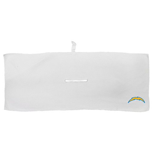 Los Angeles Chargers 16" x 40" White Microfiber Golf Towel