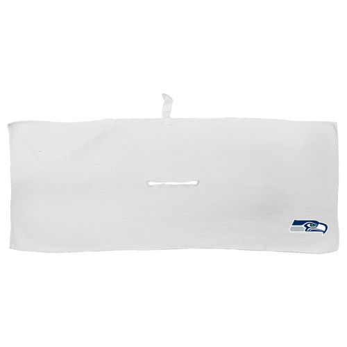 Seattle Seahawks 16" x 40" White Microfiber Golf Towel