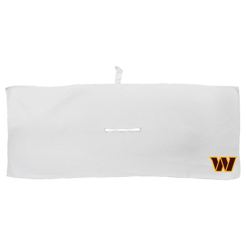 Washington Commanders 16" x 40" White Microfiber Golf Towel