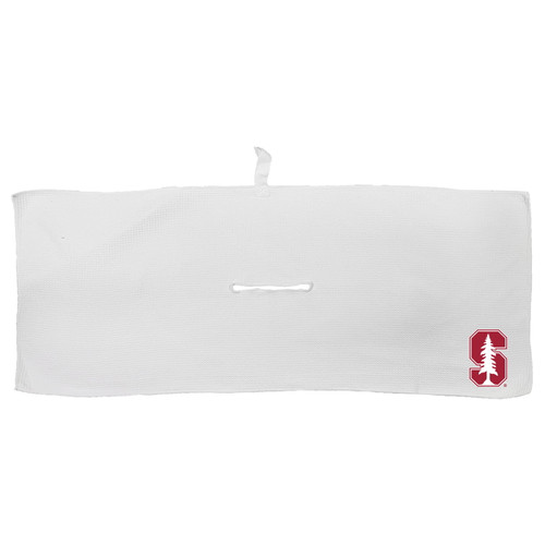 Stanford Cardinal 16" x 40" White Microfiber Golf Towel