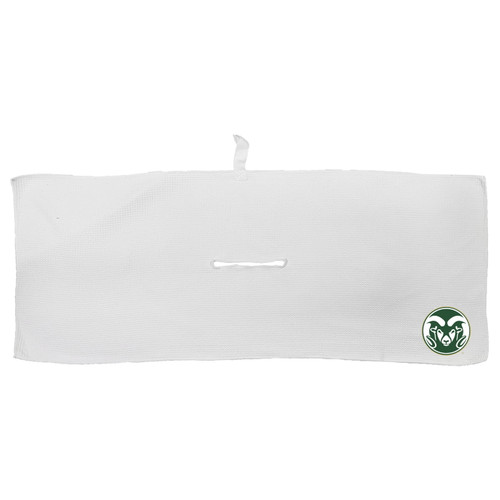 Colorado State Rams 16" x 40" White Microfiber Golf Towel