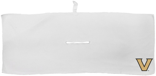 Vanderbilt Commodores 16" x 40" White Microfiber Golf Towel