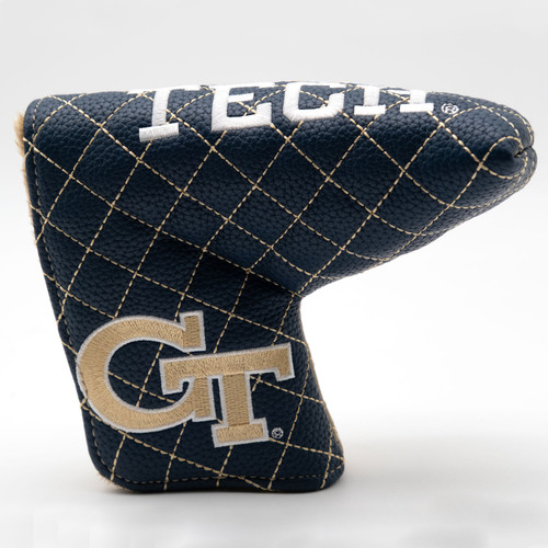 Georgia Tech Yellow Jackets Split Quilted Tour Blade Golf Putter Cover