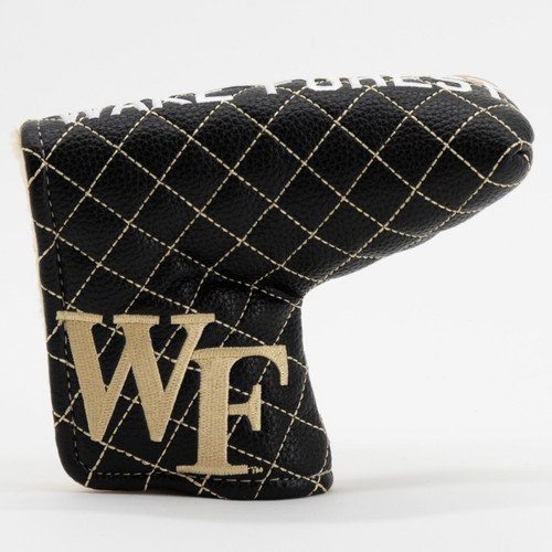 Wake Forest Demon Deacons Split Quilted Tour Blade Golf Putter Cover