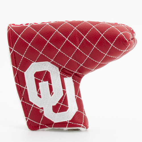 Oklahoma Sooners Split Quilted Tour Blade Golf Putter Cover