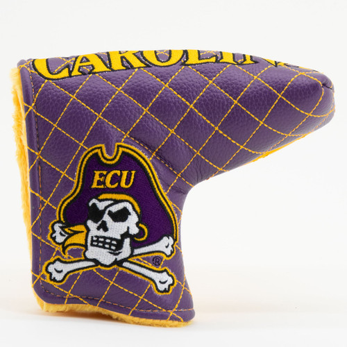 East Carolina Pirates Split Quilted Tour Blade Golf Putter Cover
