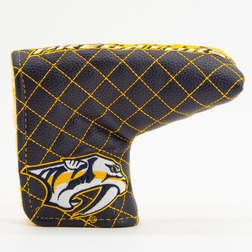 Nashville Predators Split Quilted Tour Blade Golf Putter Cover