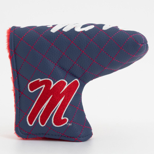 Mississippi Rebels Split Quilted Tour Blade Golf Putter Cover