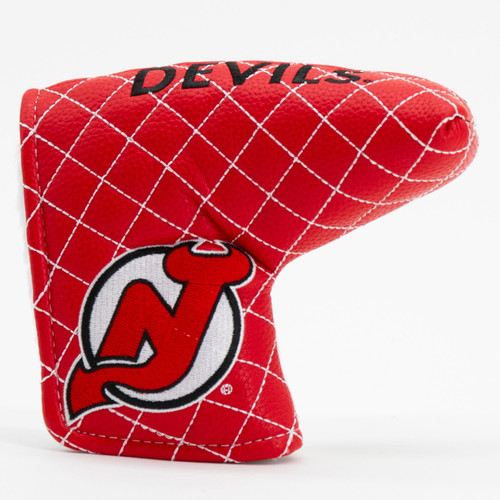 New Jersey Devils Split Quilted Tour Blade Golf Putter Cover