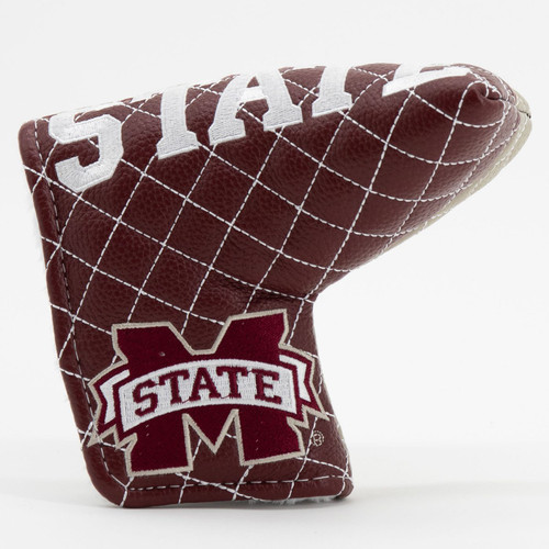 Mississippi State Bulldogs Split Quilted Tour Blade Golf Putter Cover