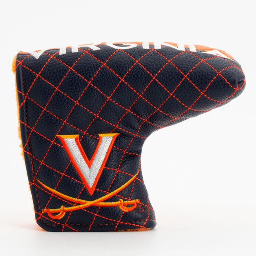 Virginia Cavaliers Split Quilted Tour Blade Golf Putter Cover
