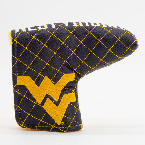 West Virginia Mountaineers Split Quilted Tour Blade Golf Putter Cover