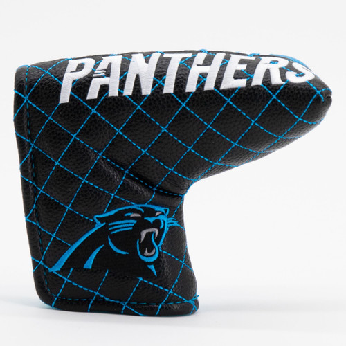 Carolina Panthers Split Quilted Tour Blade Golf Putter Cover