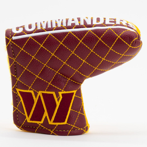 Washington Commanders Split Quilted Tour Blade Golf Putter Cover