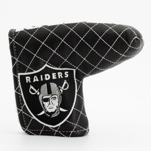Las Vegas Raiders Split Quilted Tour Blade Golf Putter Cover