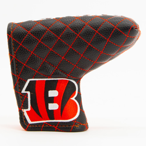 Cincinnati Bengals Split Quilted Tour Blade Golf Putter Cover