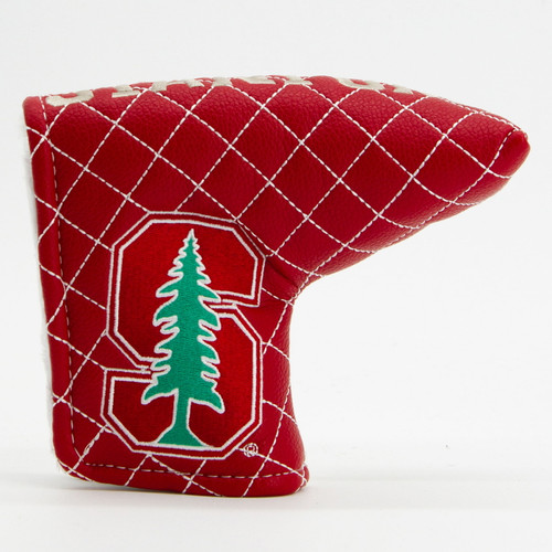Stanford Cardinal Split Quilted Tour Blade Golf Putter Cover