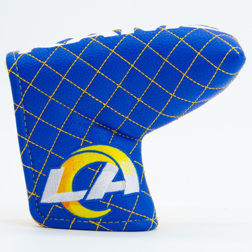 Los Angeles Rams Split Quilted Tour Blade Golf Putter Cover